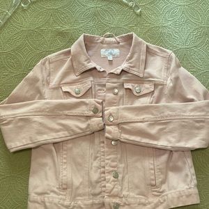 Pink denim time and true jacket